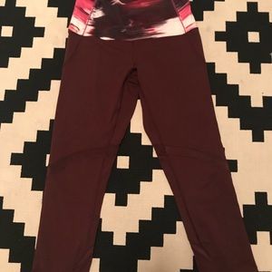 Lululemon 3/4 cropped legging